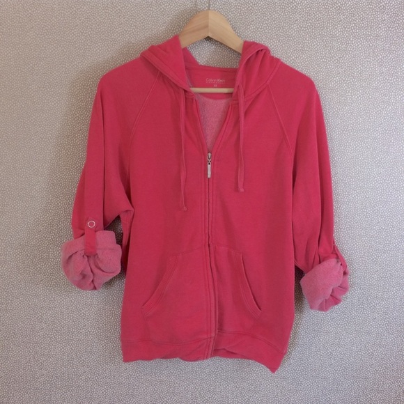 LAST CHANCE!!  XS Calvin Klein Performance Hooded Sweatshirt - Picture 1 of 8
